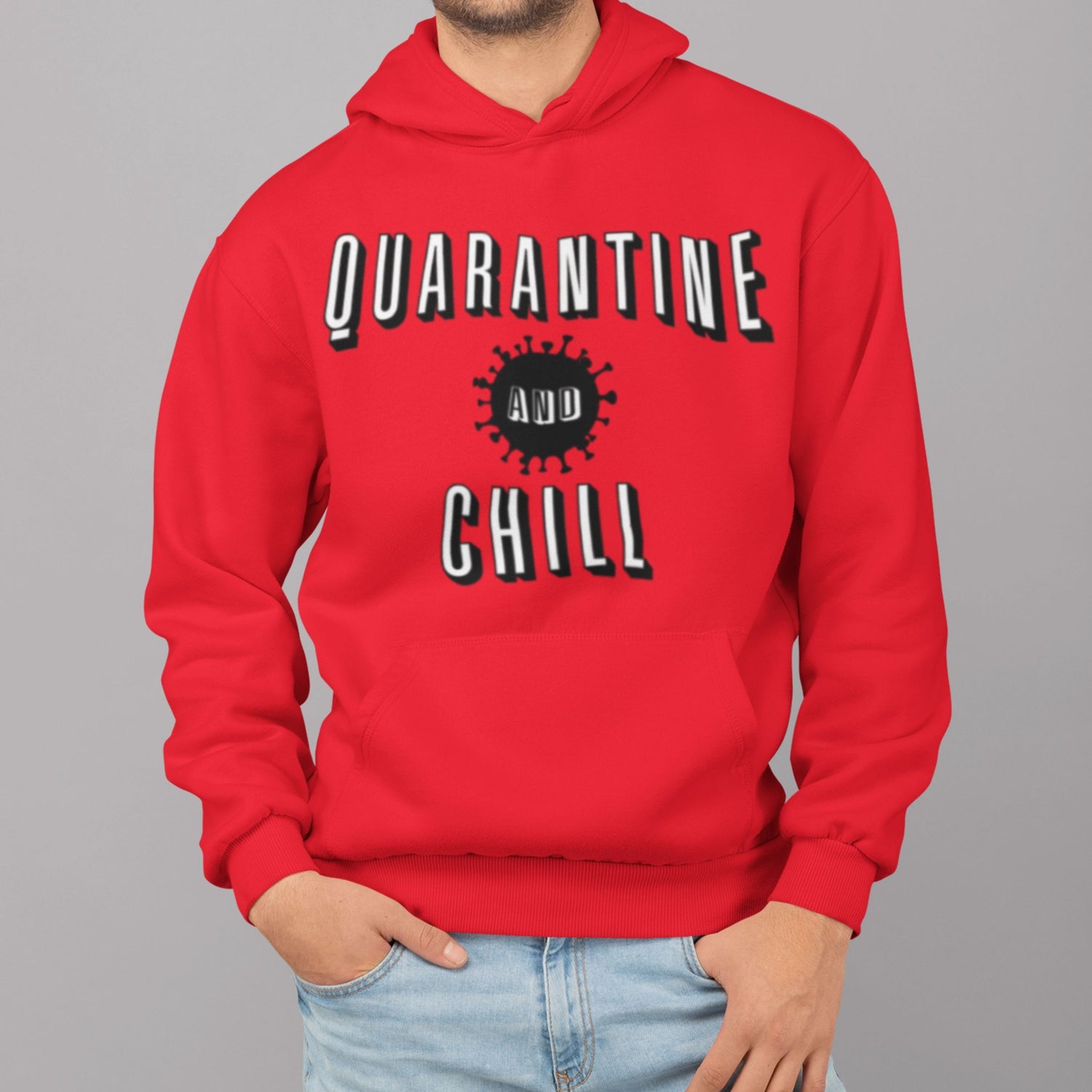 Quarantine and Chill Trendy Men Women Hoodie Sweatshirt - Teegarb