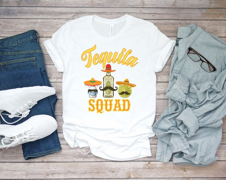 Tequila Squad Tacos And Tequila Cinco De Mayo Shirt - Teegarb