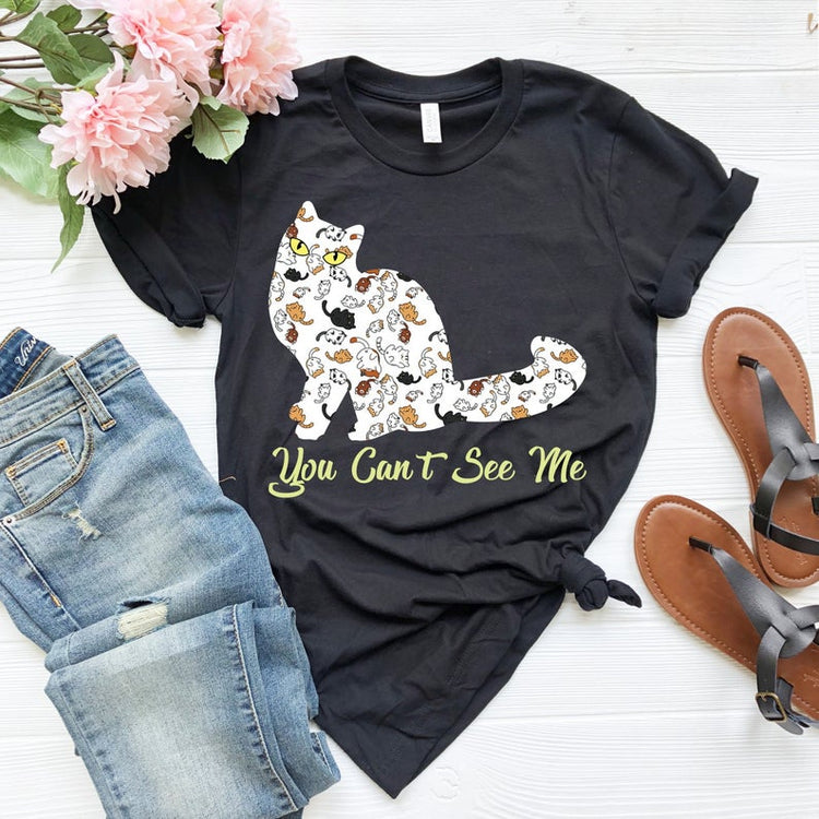 You Can't See Cat Mom Shirt