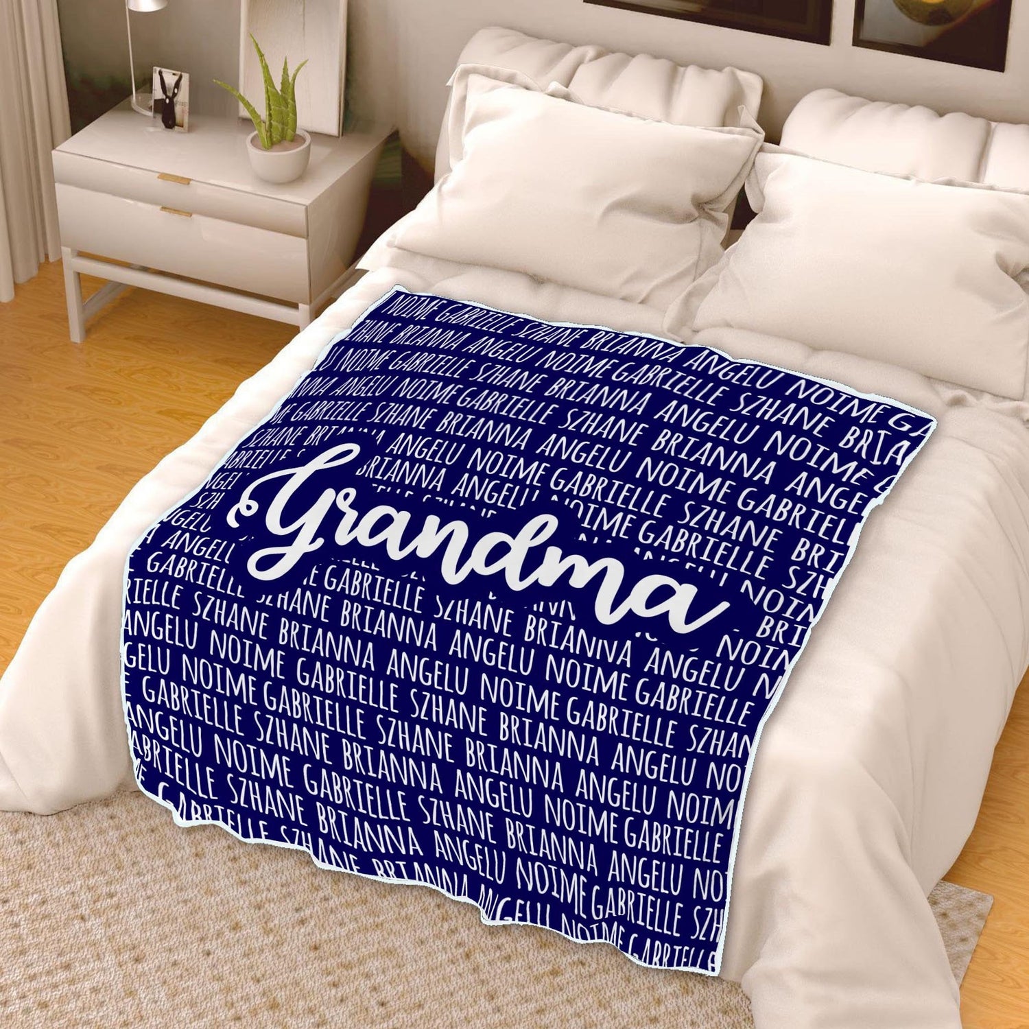 Personalized Blanket For Grandparents - Teegarb