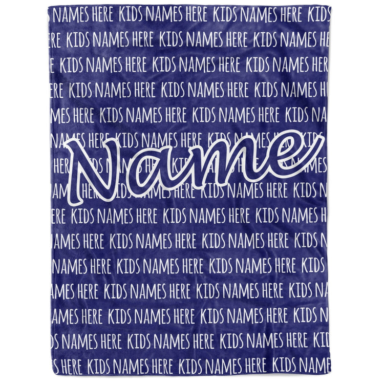Custom Dad Mom Name Blanket