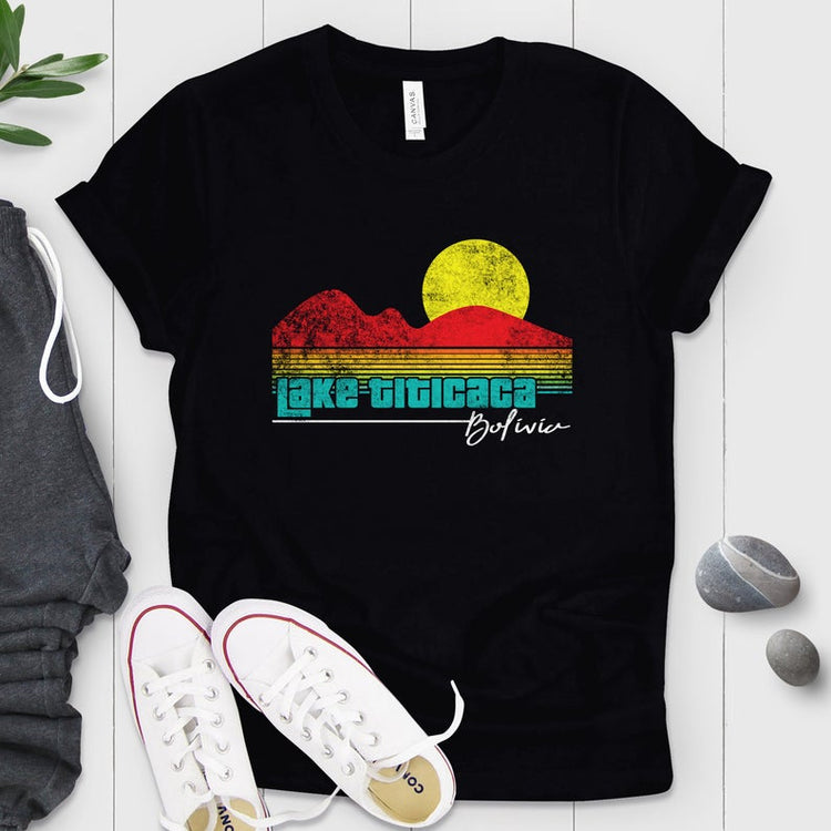 Vintage Lake Titicaca Bolivia Travel Shirt