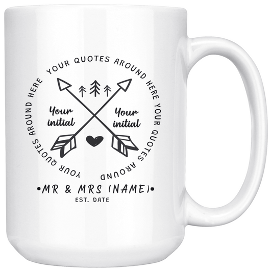 Personalized Initials Quotes Mug
