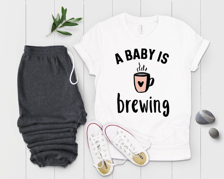 Baby Is Brewing Pregnancy Announcement Shirt