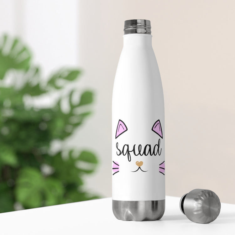 20oz Insulated Bottle  Squad Cat Bachelorette Team Bride