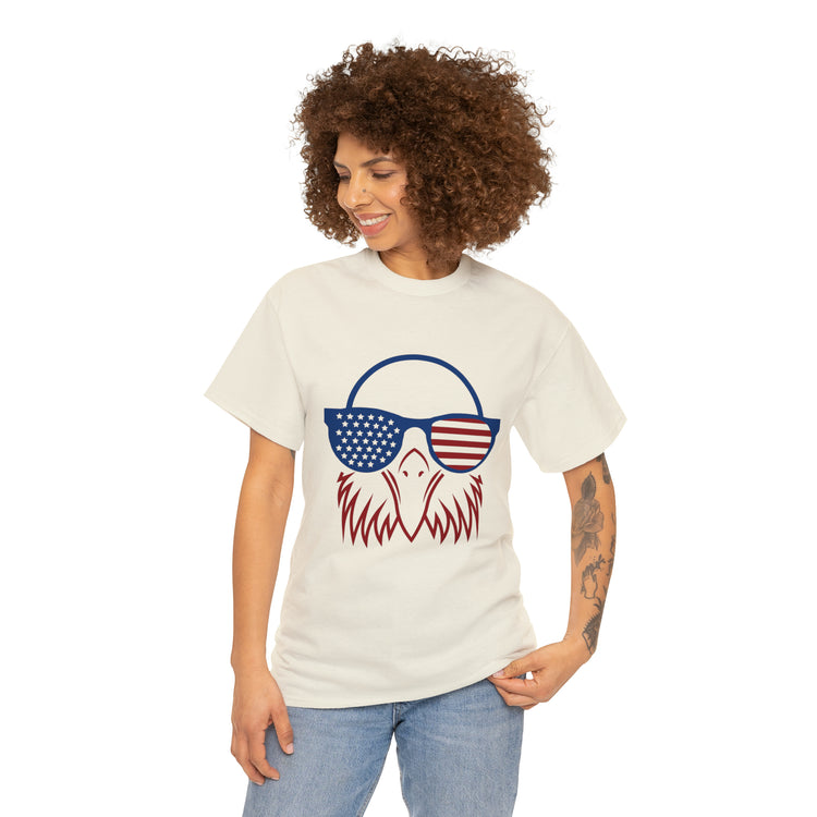 Shirt Funny Cute Patriotic Eagle American Flag 4th Of July Freedom National  Pride T-Shirt Gift Unisex Heavy Cotton Tee