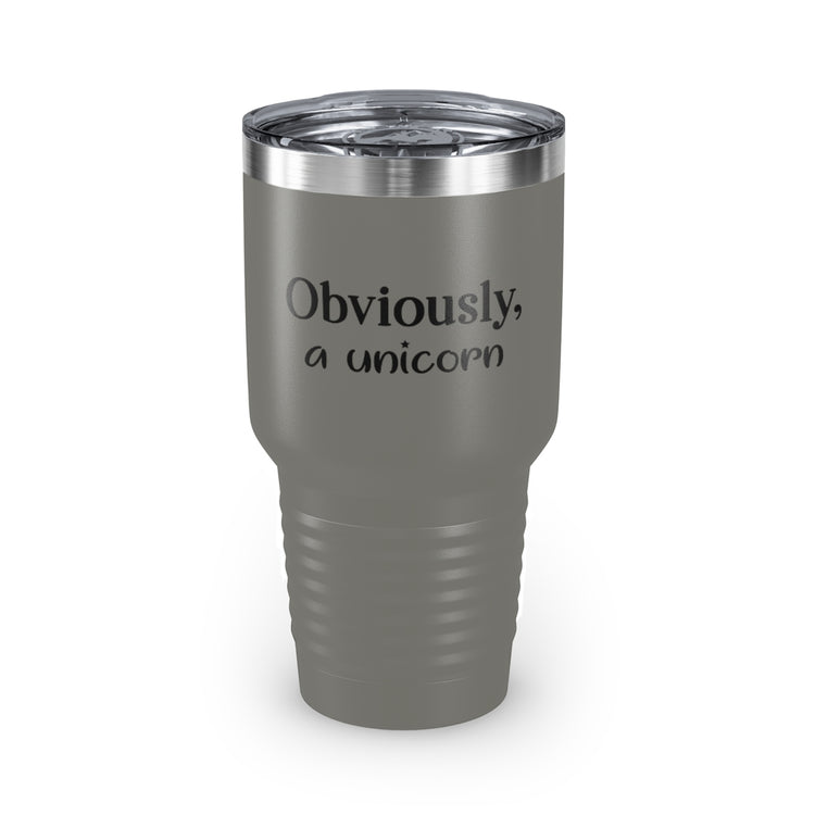 30oz Tumbler Stainless Steel Colors Funny Unicorns Enthusiasts Introverts Sarcastic Sayings Novelty Rainbowy Introverted Statements Unicorn