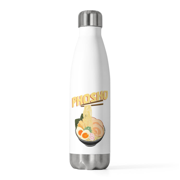 20oz Insulated Bottle Hilarious Asian Gourmets Food Geeks Enthusiast Illustration Humorous Vietnamese