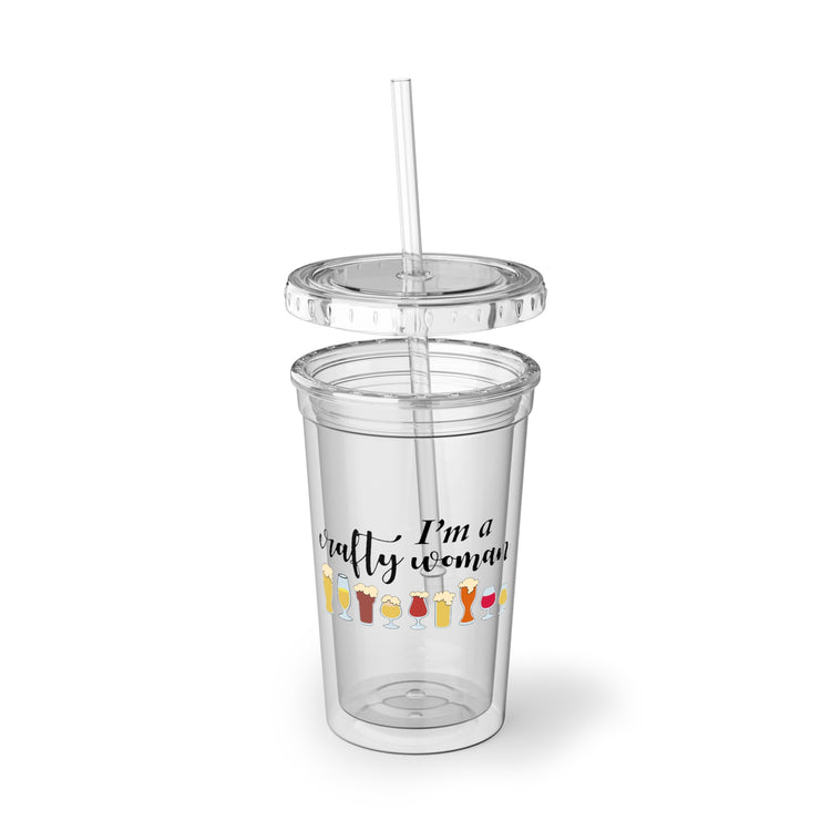 16oz Plastic Cup Hilarious Alcoholic Ale Malt Beverages Drinking Barley Winery Lover Wife Men Women