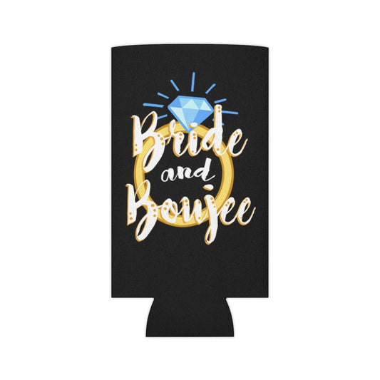 Beer Can Cooler Sleeve  Humorous Drinking Bride Sarcastic Engagement Bridal Funny Hilarious Vodka