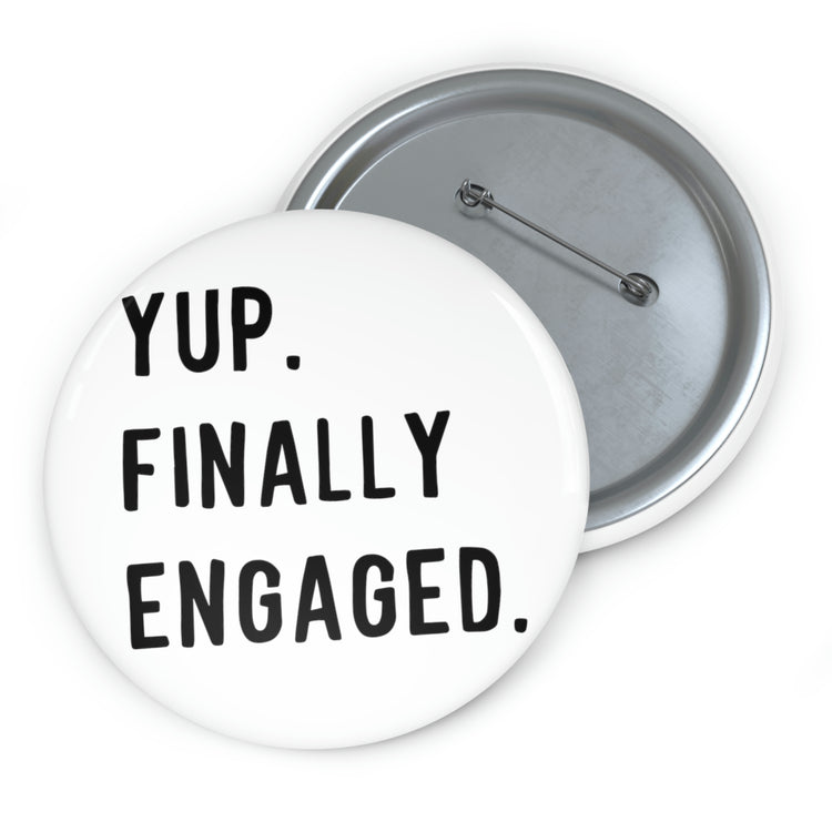 Humorous Pinback Button Pin Badge Matrimonial Engagements Sarcastic  Proposal Gatherings Sayings Mockeries Pun