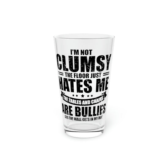 Beer Glass Pint 16oz Humorous Condescension Sarcasm Laughter Sarcastic Ridicule Humors Chuckle Playfulness Derision