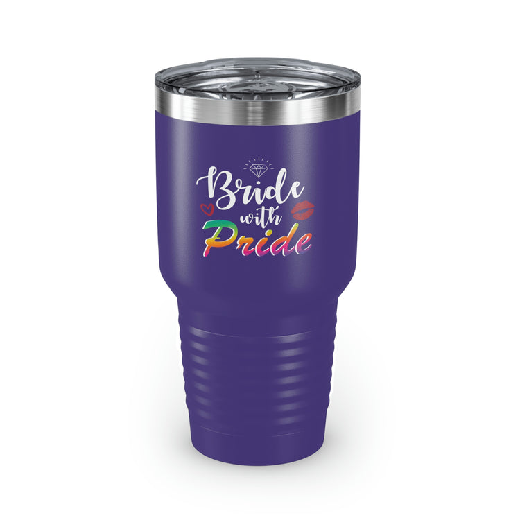 30oz Tumbler Stainless Steel Colors Humorous LGBTQ Bridal Appreciation Graphic Puns Hilarious Supportive Bridesmaid