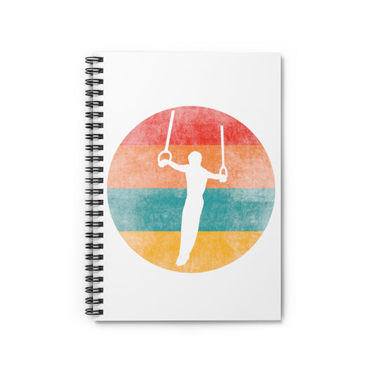 Spiral Notebook  Hilarious Athlete Athletics Acrobatic Trampolining Lover Novelty Old-Fashioned