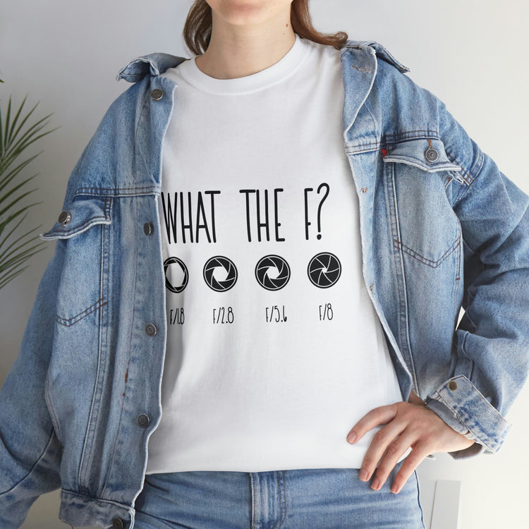 Shirt Funny Photographer Videographer Photography Statement Creative Novelty Camera T-Shirt Unisex Heavy Cotton Tee