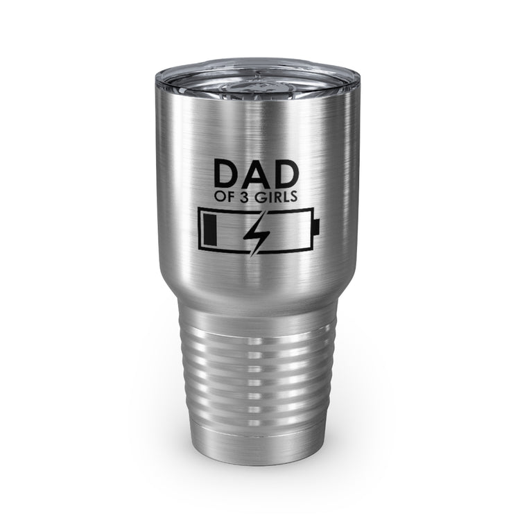 30oz Tumbler Stainless Steel  Colors Humorous Funny Dad Tired Sarcastic Mockery Saying Daughters  Novelty Dad Parent