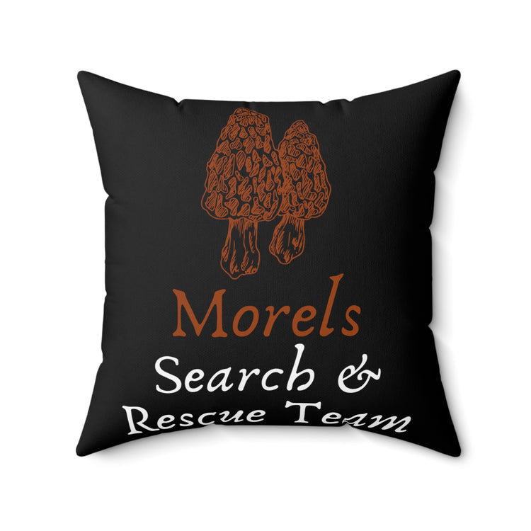 Novelty Morels Search & Rescue Honeycombs Tee Shirts Gift | Funny Morchella Gourmet Cuisine Men Women T Shirt Spun Polyester Square Pillow