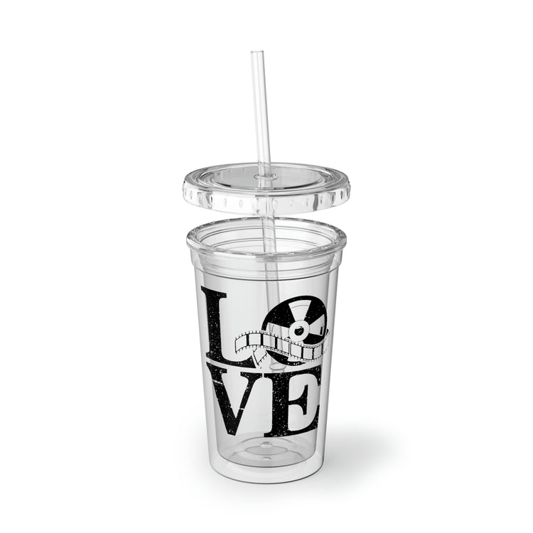 16oz Plastic Cup Humorous Television Cinema Screenplay Theater Enthusiast  Filmmaking Filmmaker Feature Films Fan