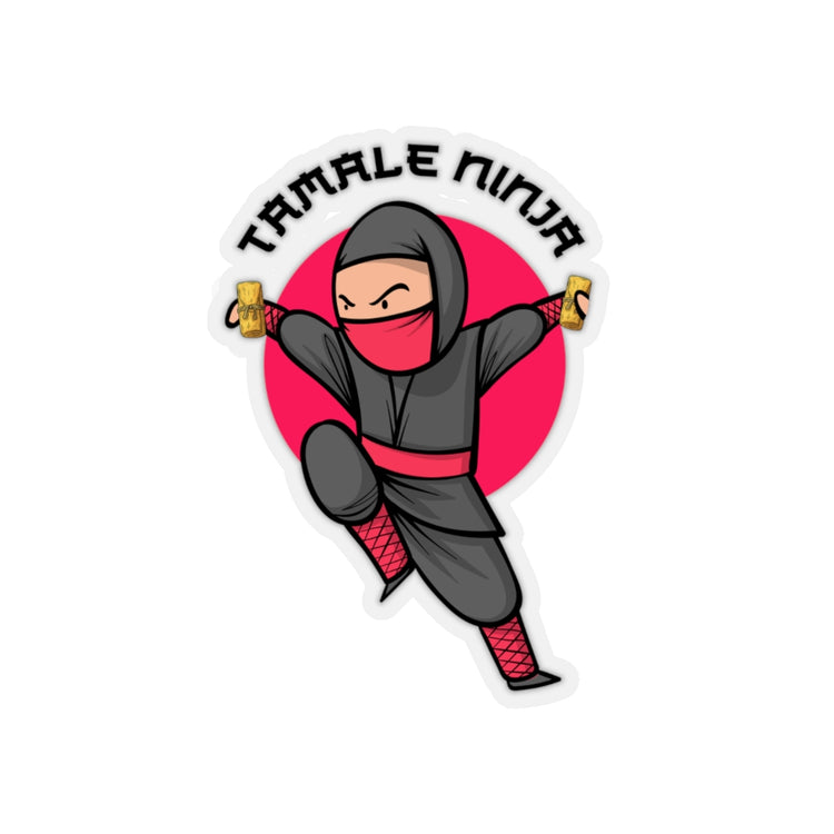Sticker Decal Hilarious Spanish Mexican Foodie Tamale Martial Arts Ninja Humorous Tamales Stickers For Laptop Car