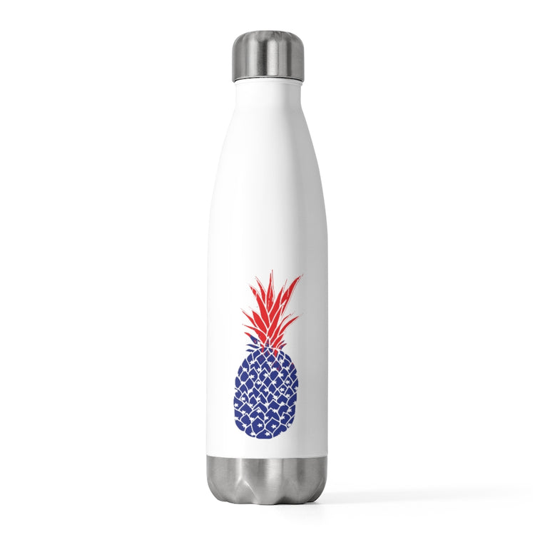 20oz Insulated Bottle  Pineapple USA Fourth Of July