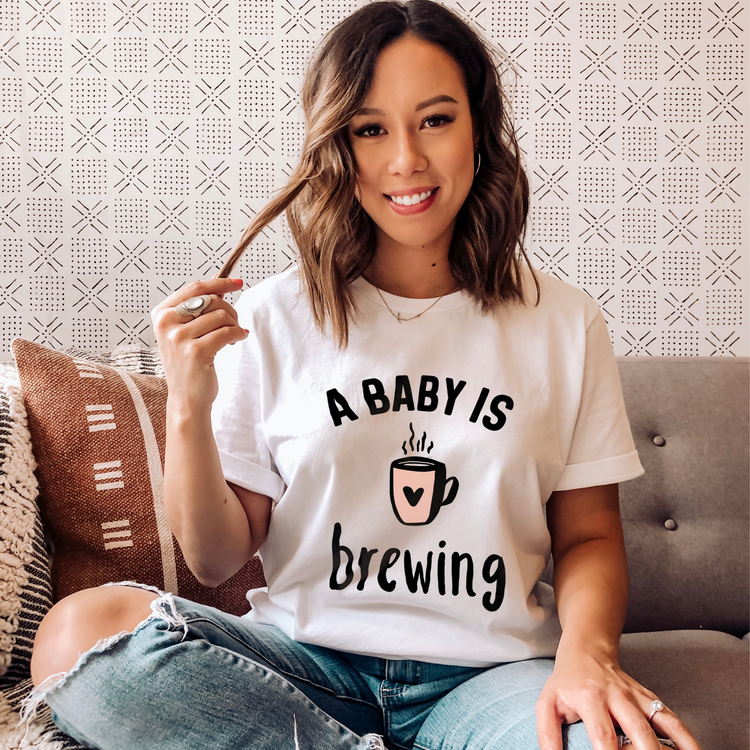 Baby Is Brewing Pregnancy Announcement Shirt