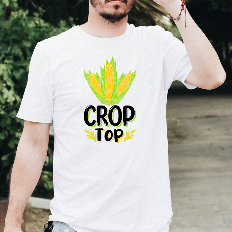 Novelty Crop Top Comical Agriculturing Sayings Horticulture Hilarious