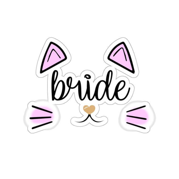 Sticker Decal Bride Cat Bachelorette Team Bride Stickers For Laptop Car