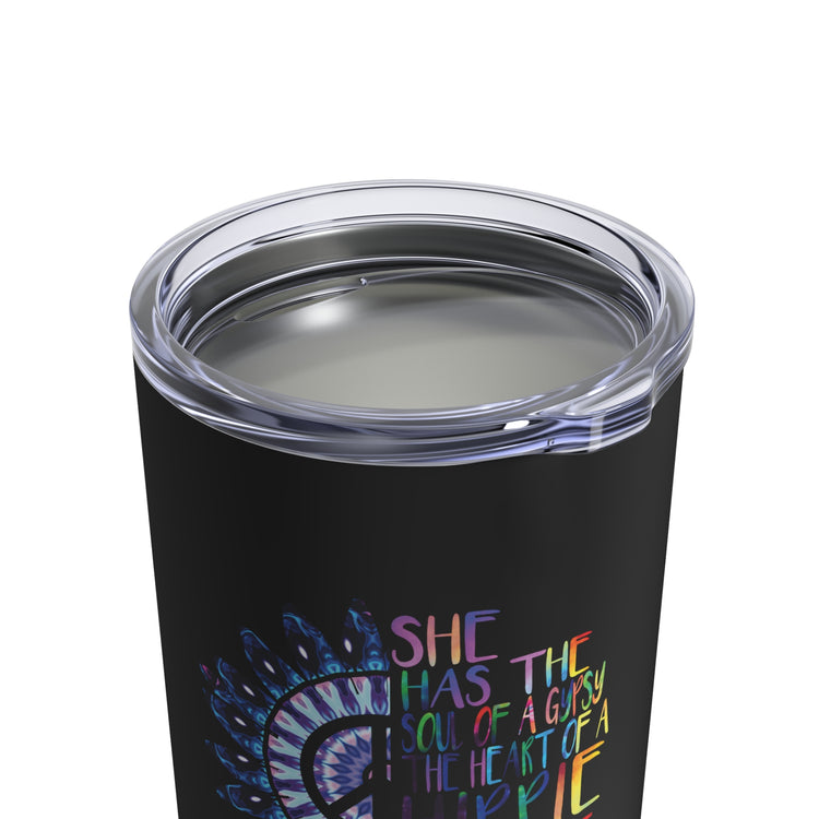 She Has The Soul Of Gypsy Heart Of Hippie Spirit Tumbler 10oz
