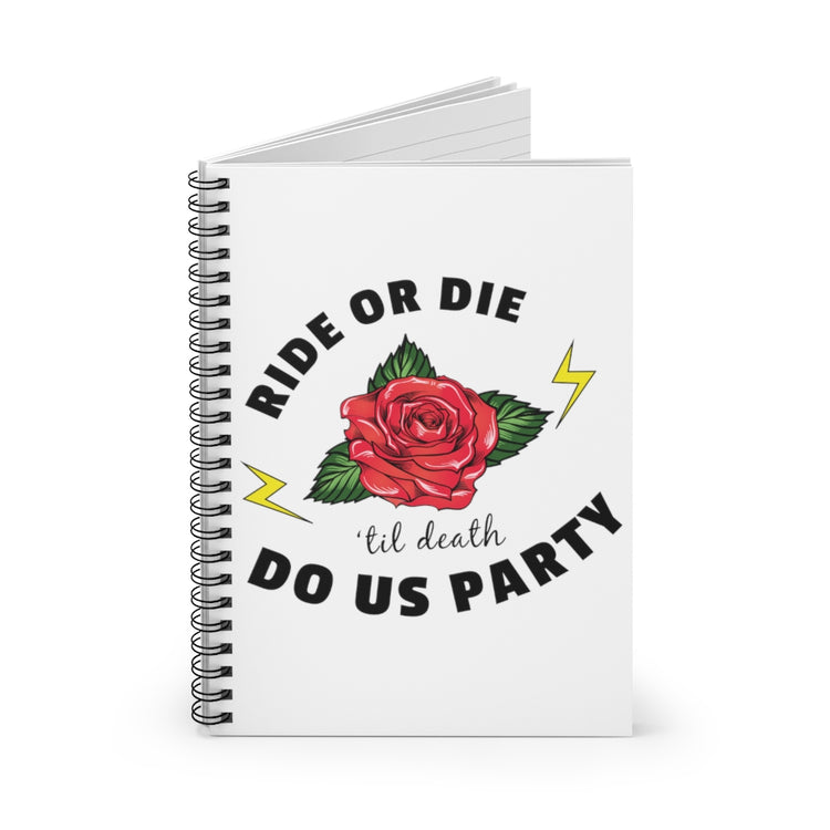 Spiral Notebook   Funny Bridal Bachelorettes Festivities Illustration Sayings Hilarious