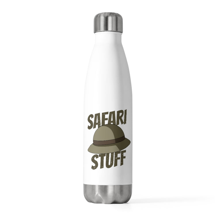 20oz Insulated Bottle  Humorous Safari Staff Menagerie Wildlife Park Enthusiast Novelty Zoological