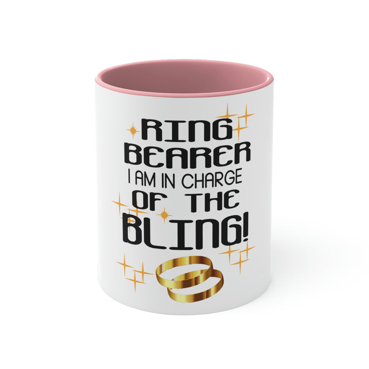 11oz AAccent Coffee Mug Colors Humorous Rings Bearing Kiddos Wedding Sarcastic Entourages  Hilarious Engagement