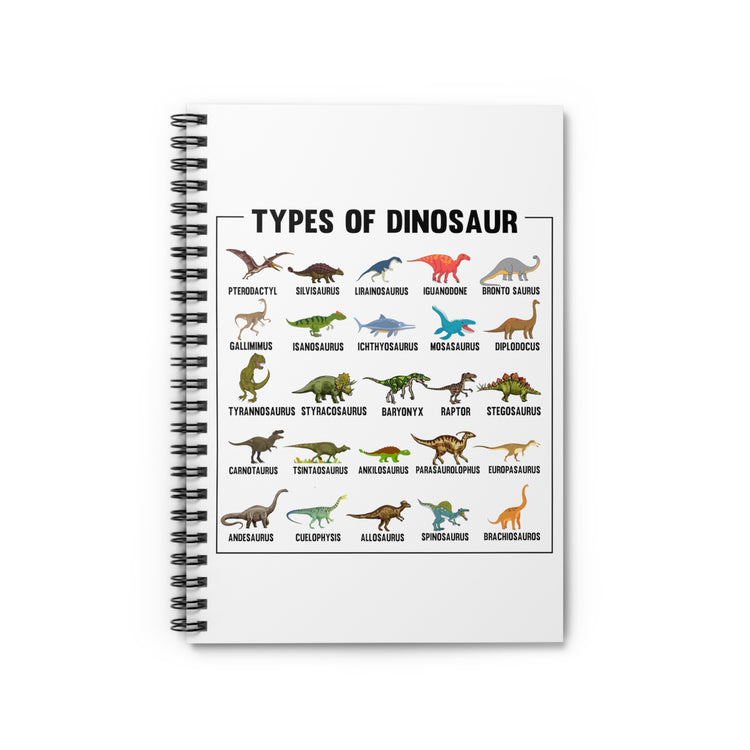 Spiral Notebook Novelty Retro Nostalgic Anachronism Antique Animals Lover Hilarious Prehistoric Classification