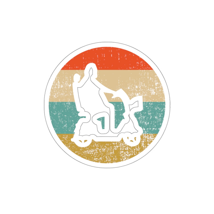 Sticker Decal Retro Scooter Enthusiasts Motorists Graphic Gift Cute Motorcyclists Stickers For Laptop Car