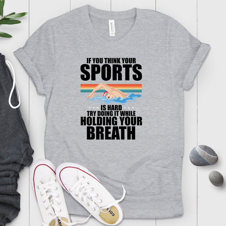Humorous Summertime Swimmers Backstroke Water Sports Lover Hilarious Athlete
