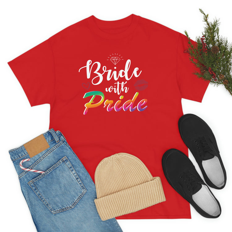 Humorous LGBTQ Bridal Appreciation Statements Graphic Puns Hilarious Supportive Bridesmaid Illustration Quote Black Shirt / White Print for