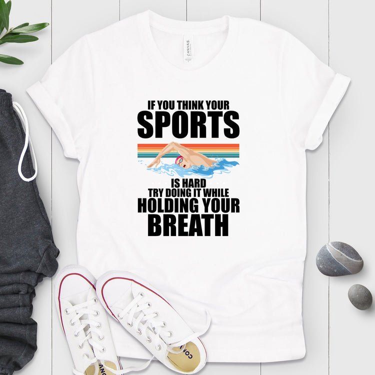 Humorous Summertime Swimmers Backstroke Water Sports Lover Hilarious Athlete