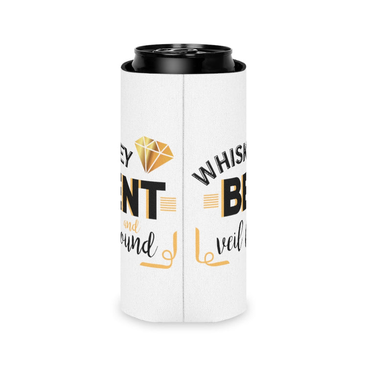 Beer Can Cooler Sleeve  Funny Wedding Veils Entourages Sarcastic Engagement Bridal Funny Wedding Veils