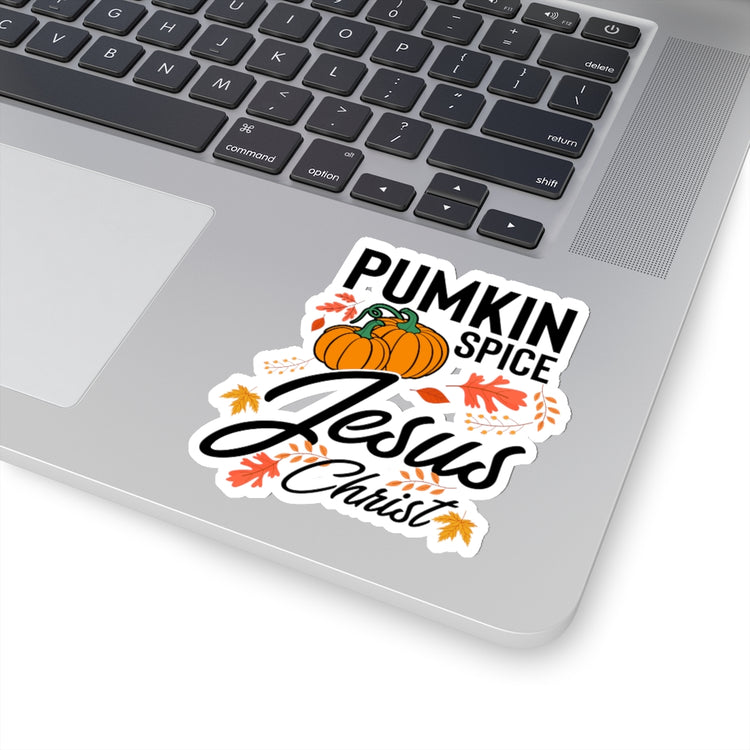 Sticker Decal Hilarious Pumkin Spice Pumpkin Festival Harvest Vegetable Lover Novelty Stickers For Laptop Car