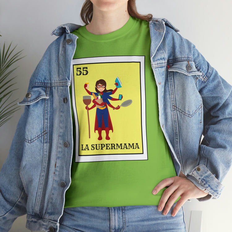 Shirt Funny Mexican Mothers Lottery Card Amusing  Comical Cheerful Cheerful Greeting T-Shirt Unisex Heavy Cotton Tee