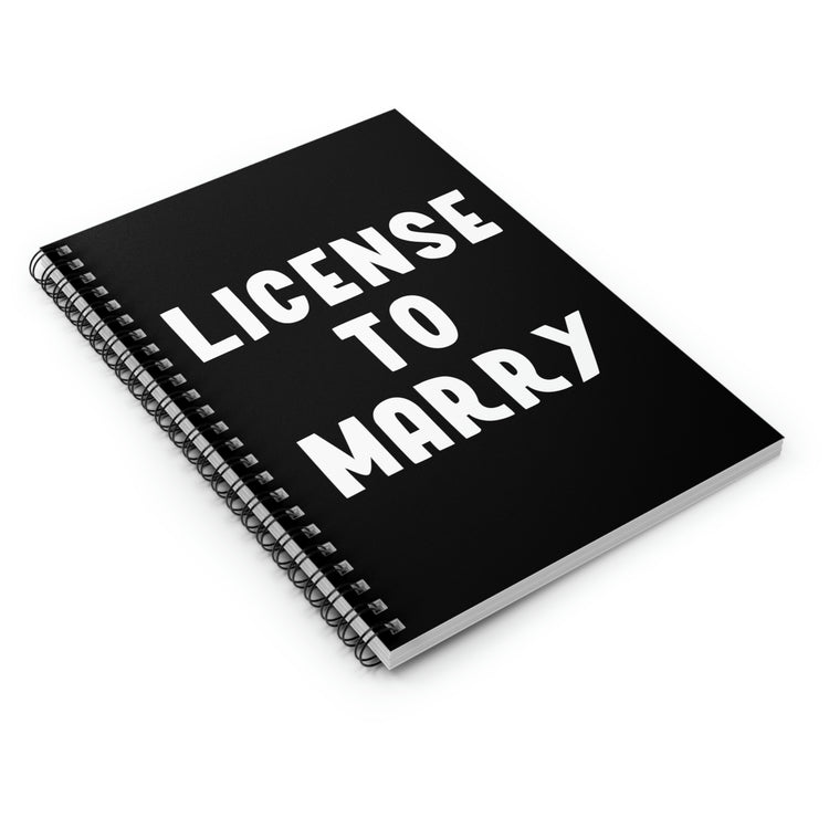 Spiral Notebook Humorous Matrimonial Officiants Sarcastic Statements Ordained Reverends Sayings Mockeries