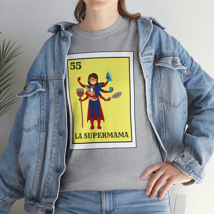 Shirt Funny Mexican Mothers Lottery Card Amusing  Comical Cheerful Cheerful Greeting T-Shirt Unisex Heavy Cotton Tee