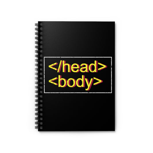 Spiral Notebook Humorous Geeky Developers Web Designing Mockery Pun Sayings Funny Computer Technicians Codes Statements