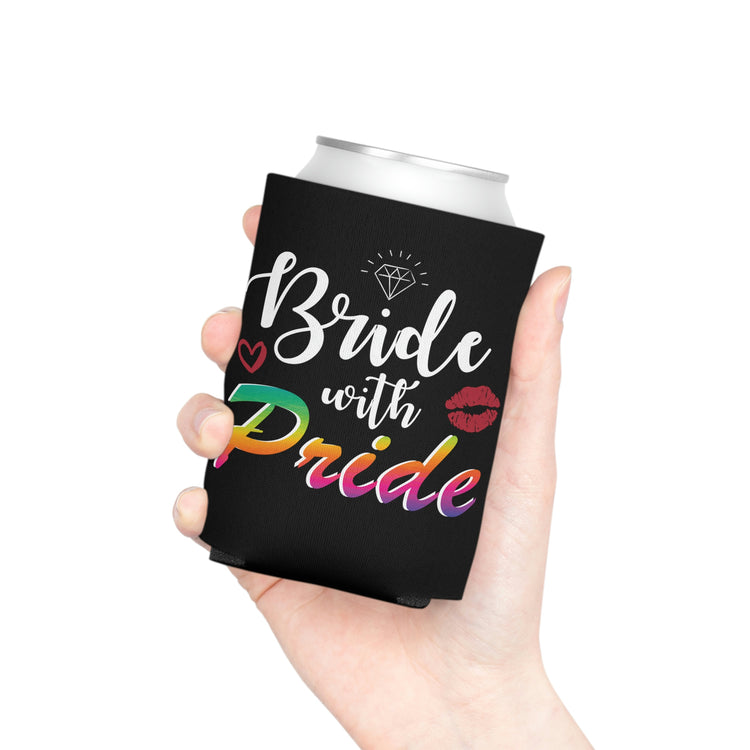 Beer Can Cooler Sleeve Humorous LGBTQ Bridal Appreciation Statements Puns Hilarious Supportive Bridesmaid