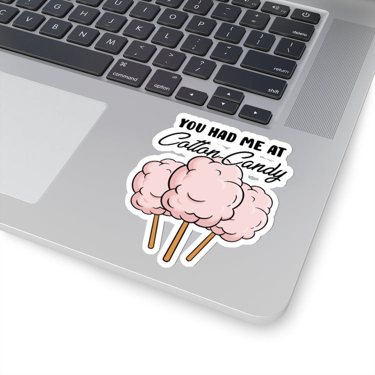 Sticker Decal Humorous Sugary Taffy Puffy Desserts Sweets Enthusiast Novelty Fairy Floss Spun Stickers For Laptop Car