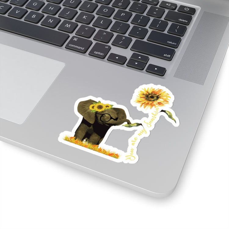 Sticker Decal You are My Sunshine Cute Elephant Kindness Stickers For Laptop Car