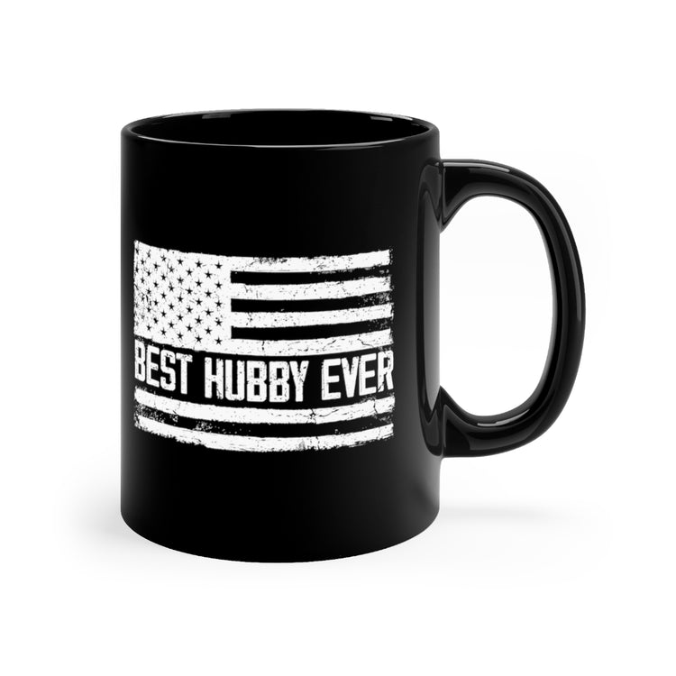 11oz Black Coffee Mug Ceramic  Hilarious Supportive Husband Boyfriend Marriage Patriotic Humorous Couple Wedding Anniversary Boyfriend