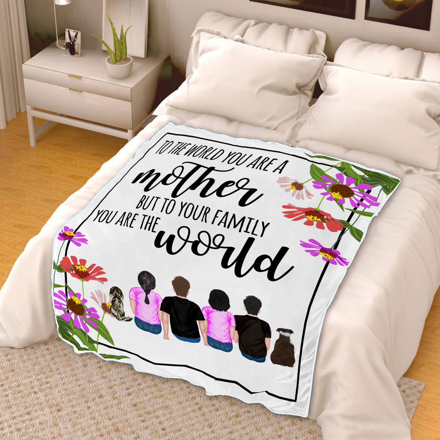 Personalized blankets with quotes 2025