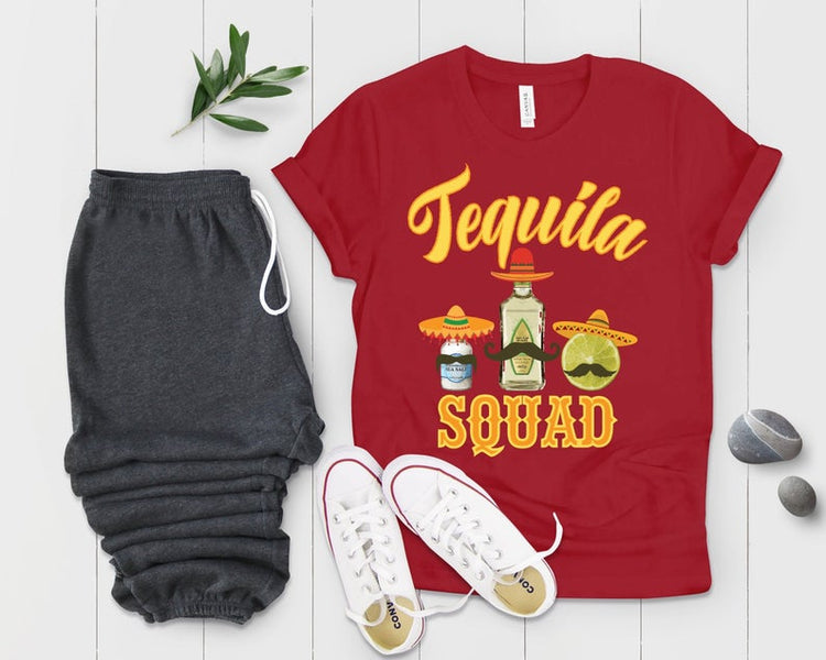 Tequila Squad Tacos And Tequila Cinco De Mayo Shirt - Teegarb