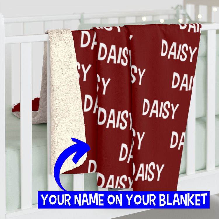 Personalized Name Baby Infant Fleece Blanket - Teegarb