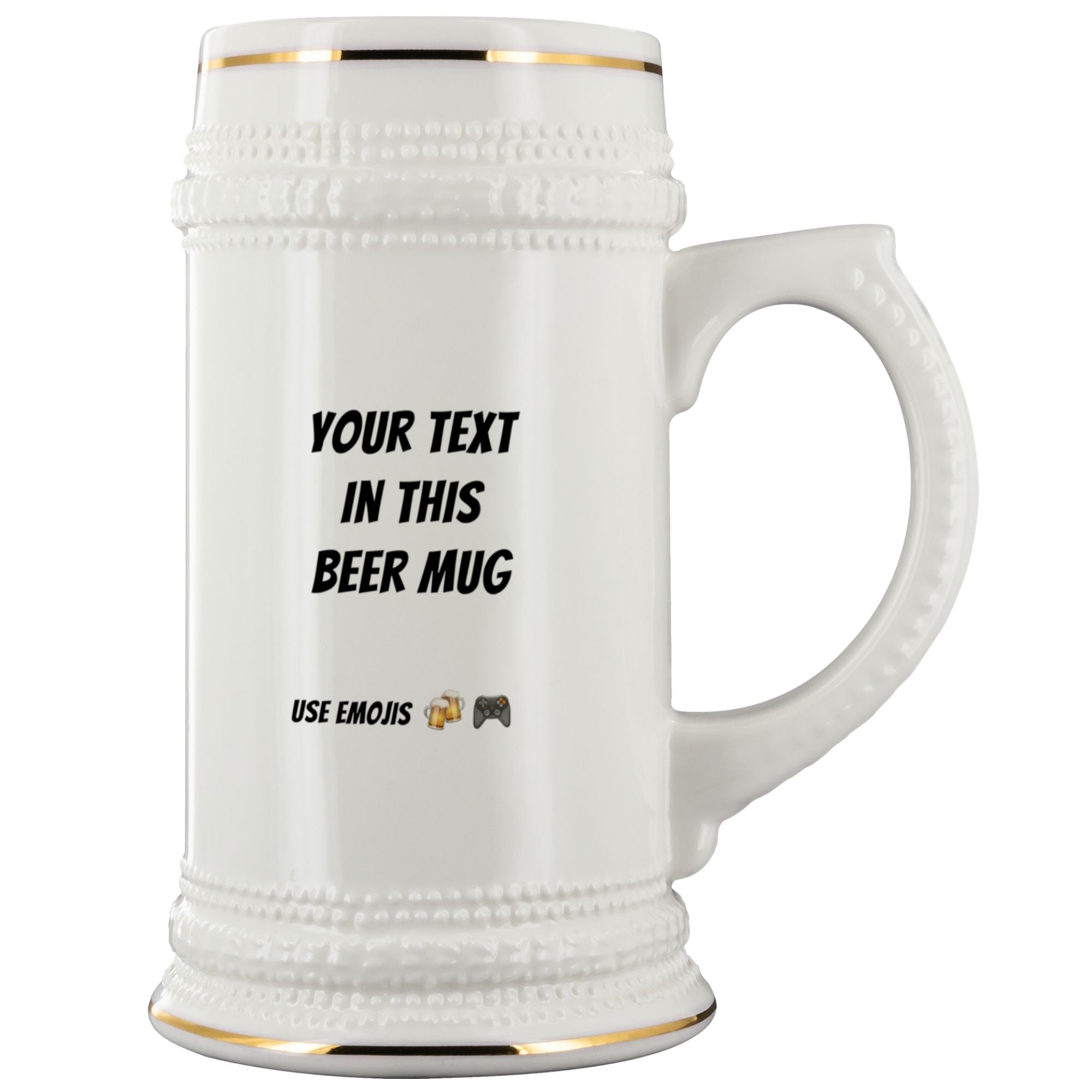 Personalized Ceramic Beer Stein Mug Gift Teegarb